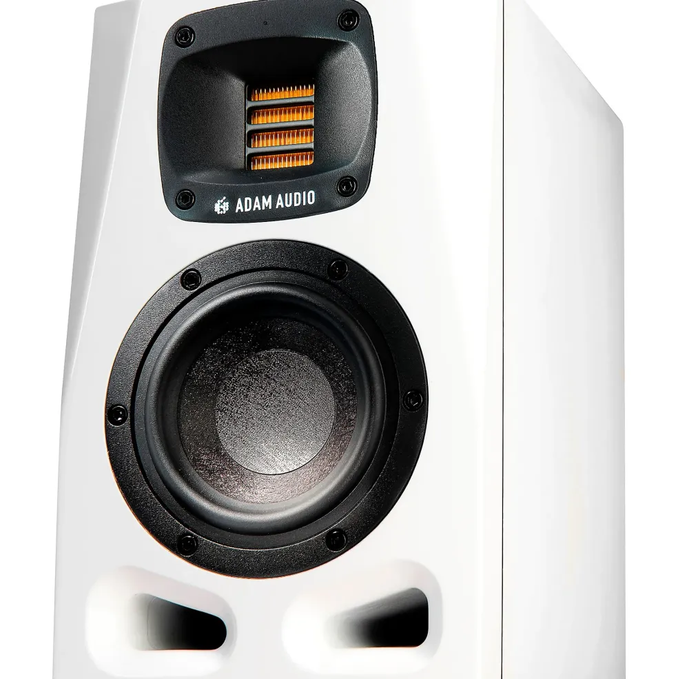 ADAM Audio A4V 4" 2-Way Powered Studio Monitor (Each), Limited-Edition Arctic White