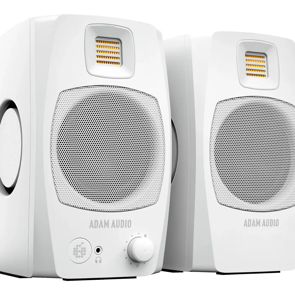 ADAM Audio D3V 3" Active Studio Monitors (Pair) White