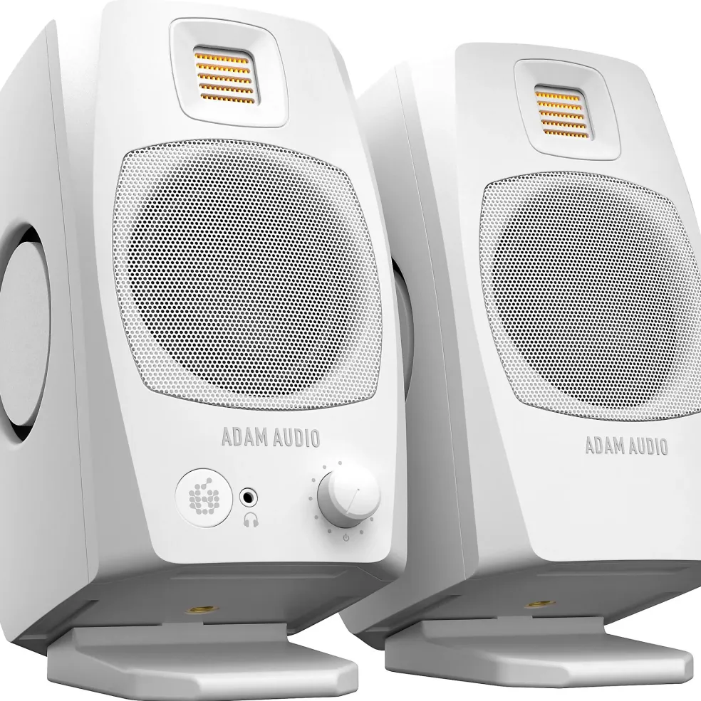 ADAM Audio D3V 3" Active Studio Monitors (Pair) White