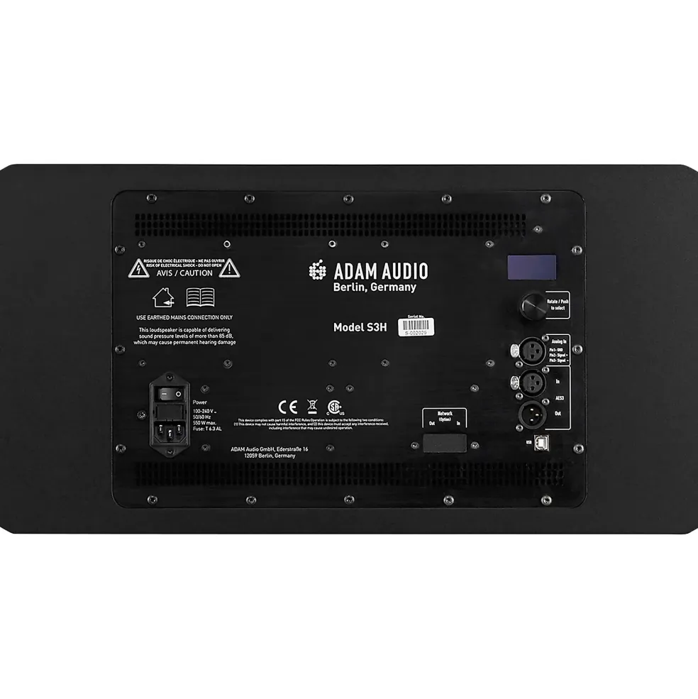 ADAM Audio S3H Dual 7" 3-Way Powered Studio Monitor (Each)