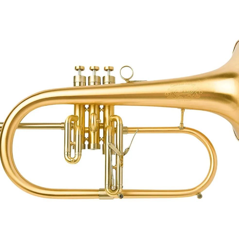 Adams F2 Selected Series Professional Bb Flugelhorn Gold Brass