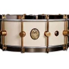 A&F Drum Co 1901 Limited Edition 14 x 6.5 in. Antique White Steam Bent Maple Snare