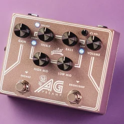 Aguilar AG Preamp for BCAM Bass Effects Pedal Rose Gold
