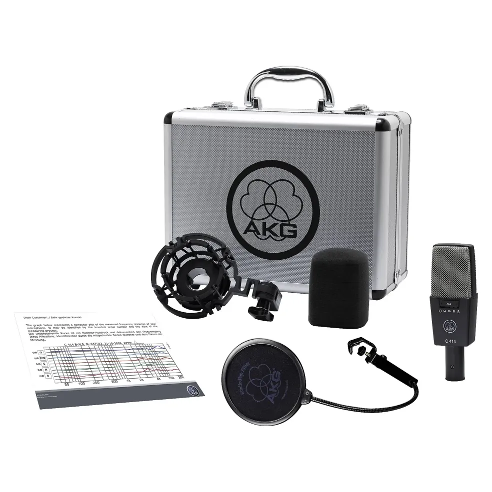 AKG C414 XLS Reference Multi-Pattern Condenser Microphone