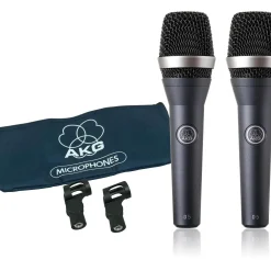 AKG D5 Supercardioid Handheld Dynamic Microphone (2-Pack)