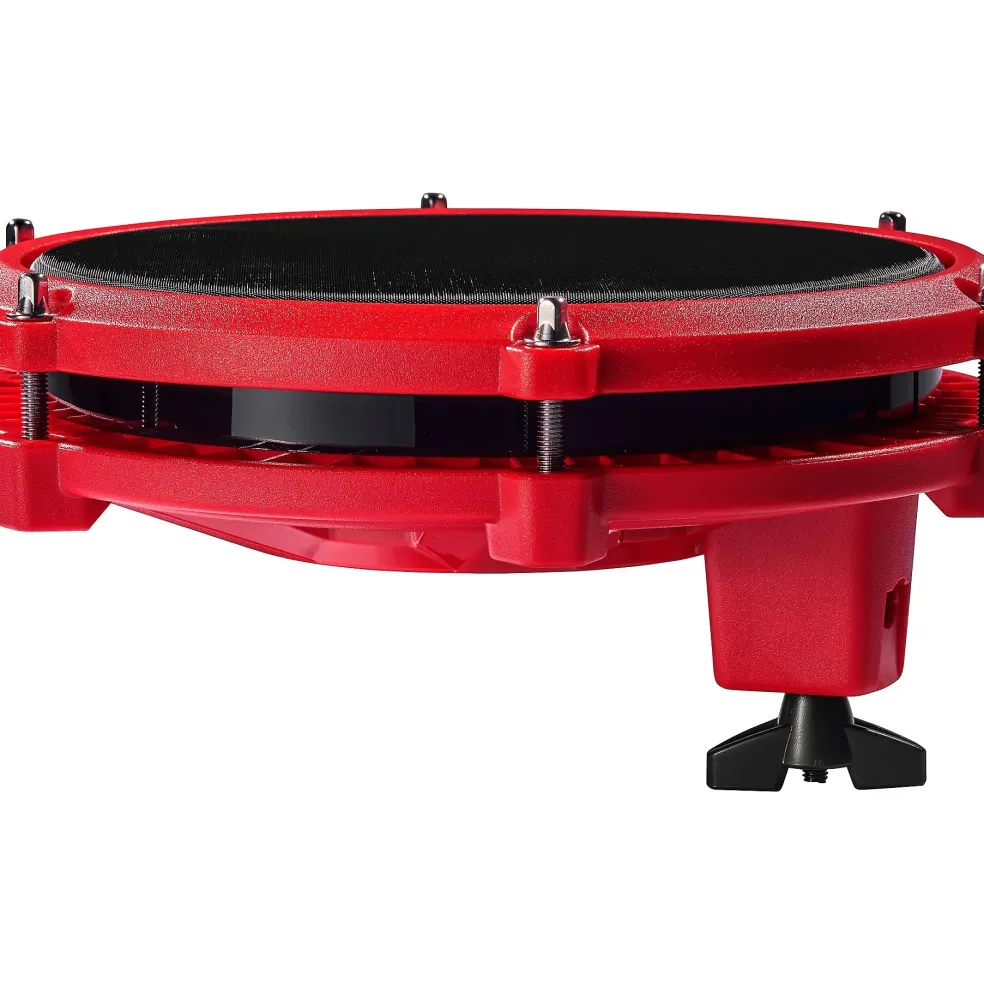 Alesis Nitro Max 8-Piece Electronic Drum Set With Bluetooth, BFD Sounds & DA2108 Drum Amp Red