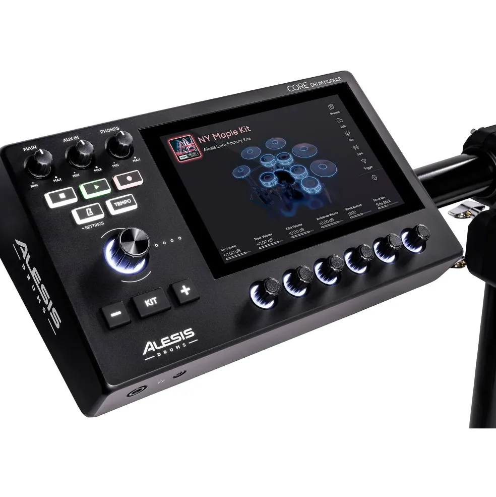 Alesis Strata Core 9-Piece Electronic Drum Kit With 7" Touchscreen & Bluetooth
