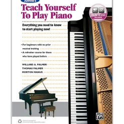 Alfred Alfred's Teach Yourself to Play Piano - Book & Online Audio