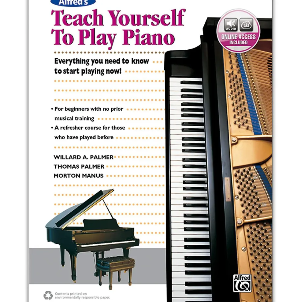 Alfred Alfred's Teach Yourself to Play Piano - Book & Online Audio