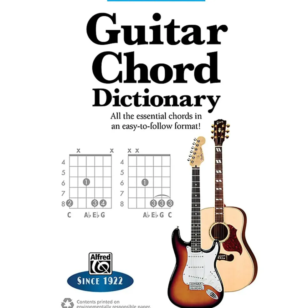 Alfred Guitar Chord Dictionary Mini Music Guides Book
