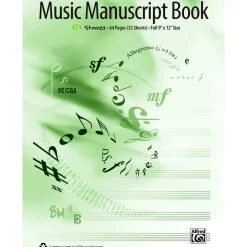 Alfred Music Manuscript Book