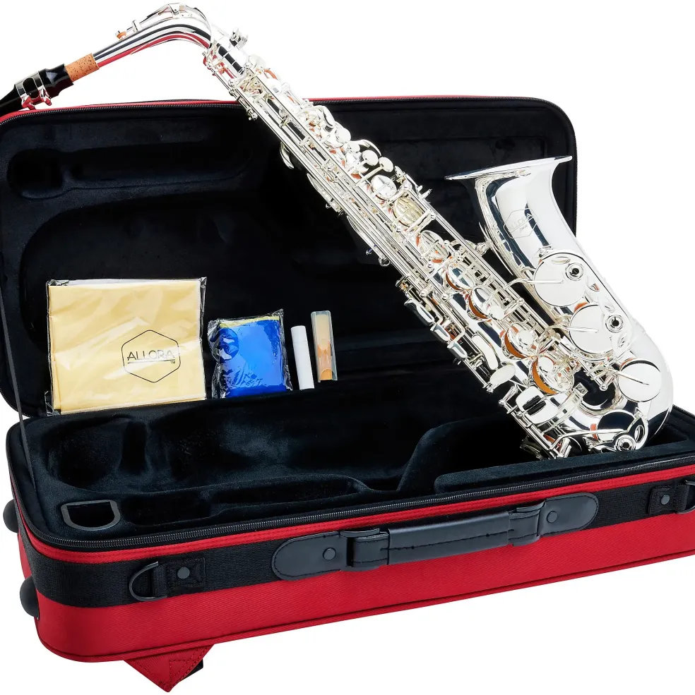 Allora AAS-550 Paris Series Alto Saxophone Silver Plated