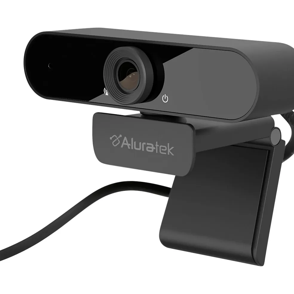 Aluratek AWC03F HD 1080P USB Webcam With Built-in Mic