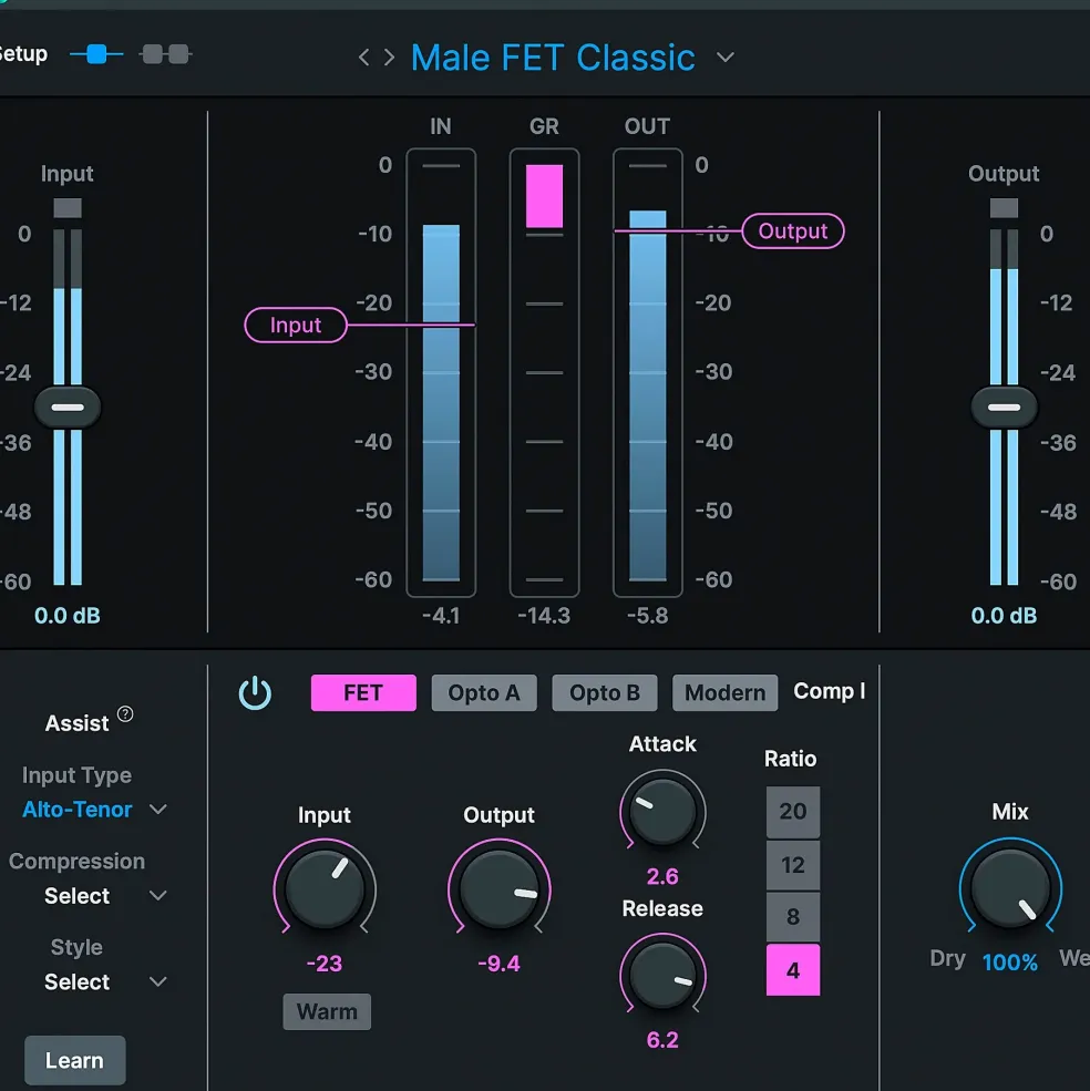 Antares Auto-Tune Vocal Compressor