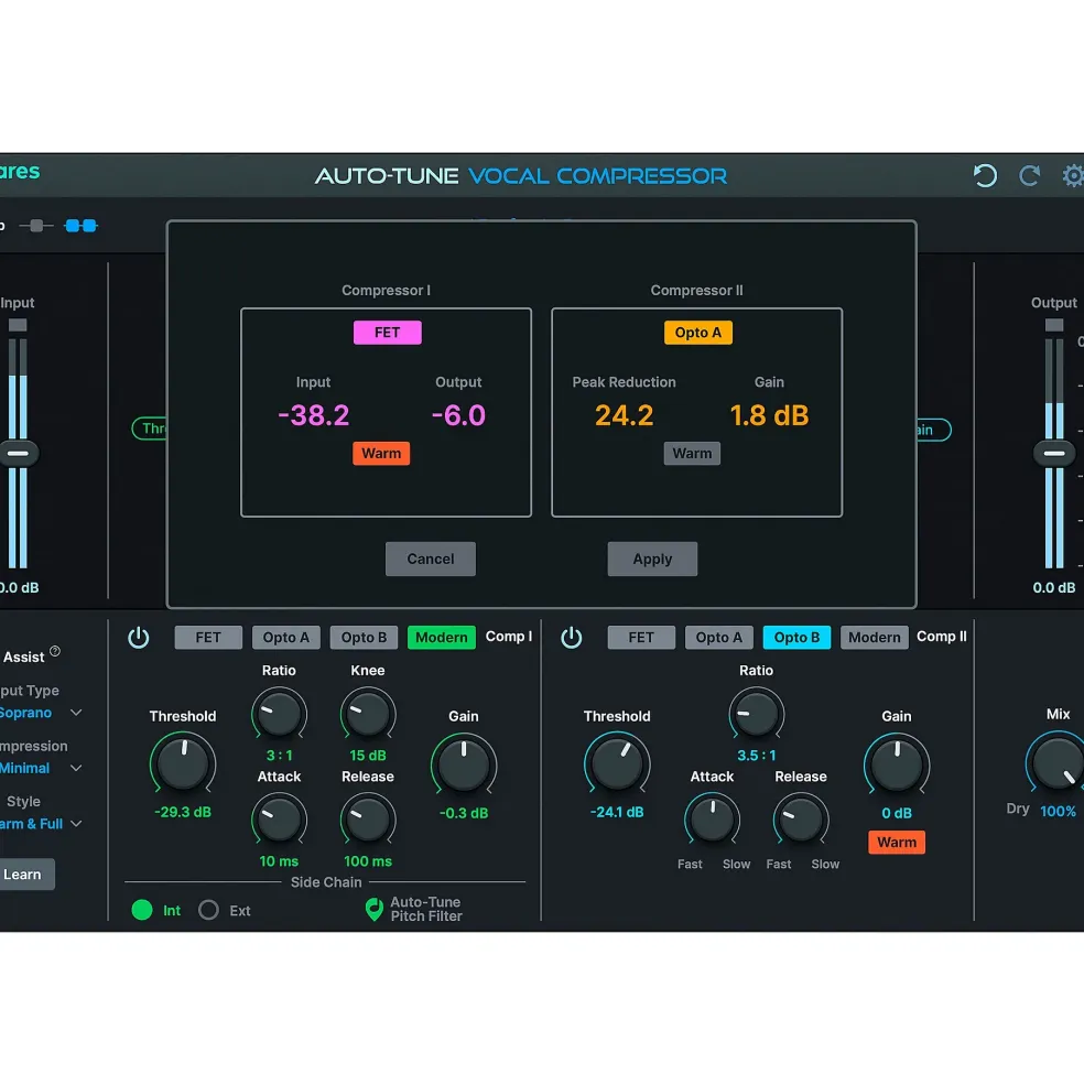 Antares Auto-Tune Vocal Compressor