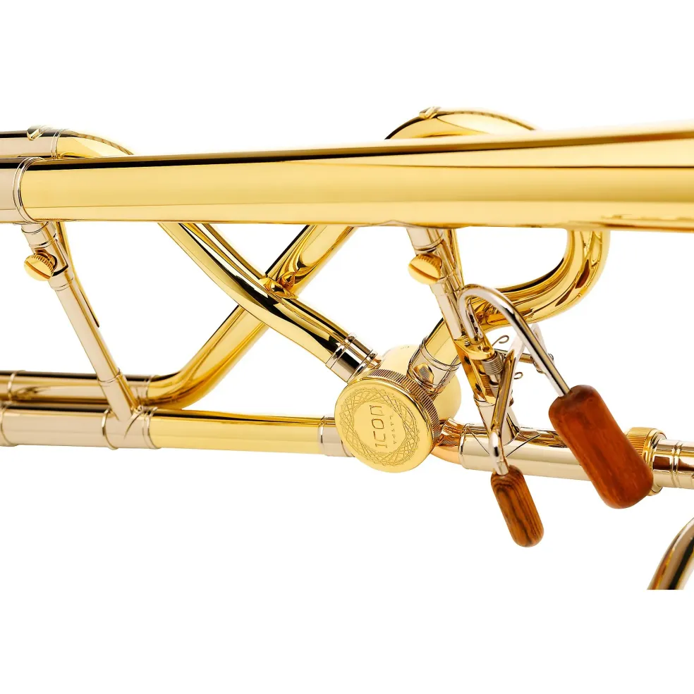 Antoine Courtois Paris AC424BX Creation Florida Series F-Attachment Trombone with Detachable Bell Flare Lacquer Yellow Brass Bell