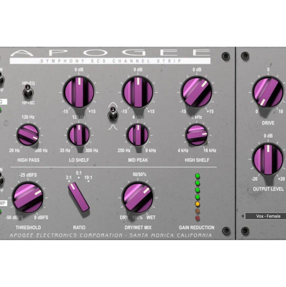 Apogee ECS Channel Strip
