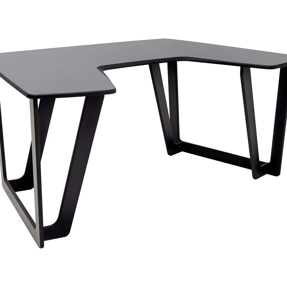 Argosy AIRE Artist Curved Workstation (no racks), Hautelink Desktop, Black Legs