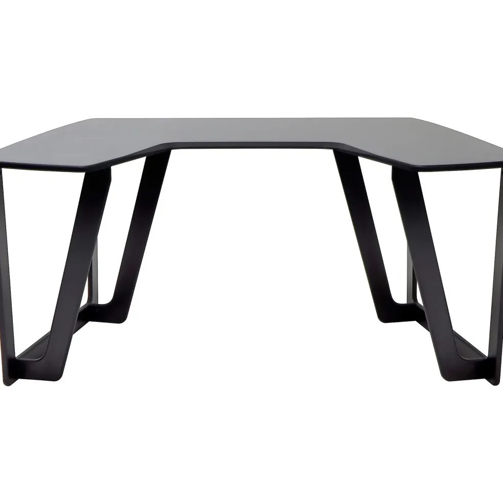 Argosy AIRE Artist Curved Workstation (no racks), Hautelink Desktop, Black Legs