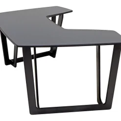 Argosy AIRE Artist Curved Workstation (no racks), Hautelink Desktop, Black Legs