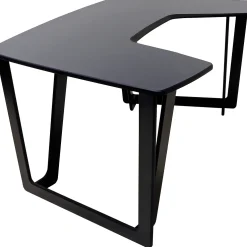 Argosy AIRE Artist Curved Workstation (no racks), Hautelink Desktop, Black Legs