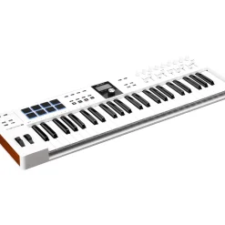 Arturia KeyLab Essential 49 mk3 Keyboard Controller With Universal Sustain Pedal White