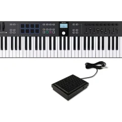 Arturia KeyLab Essential 61 mk3 Keyboard Controller With Sustain Block Black