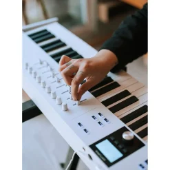 Arturia KeyLab Essential 61 mk3 Keyboard Controller With Universal Sustain Pedal White
