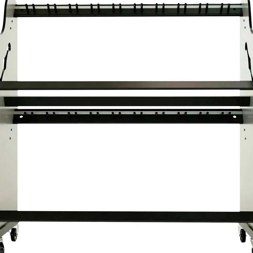 A&S Crafted Products Band Room Double-Stack Guitar Shelf Rack 69.5 x 68.375 x 30.25 in.