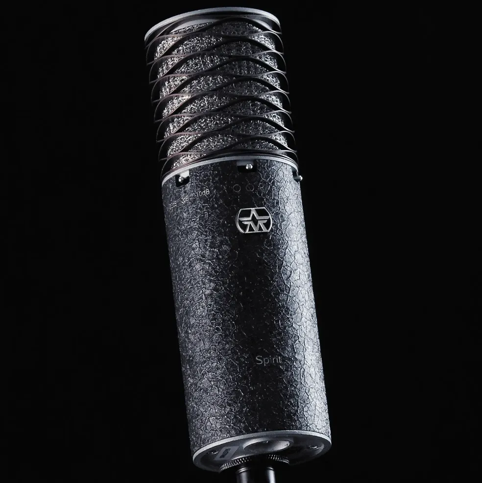 Aston Microphones Limited Edition Black Spirit Multi-Pattern Condenser Microphone with Swiftshield