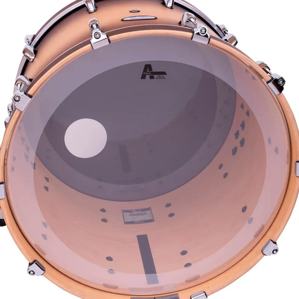 Attack Drumheads Pro Flex 1 No Overtone Clear 22 in.