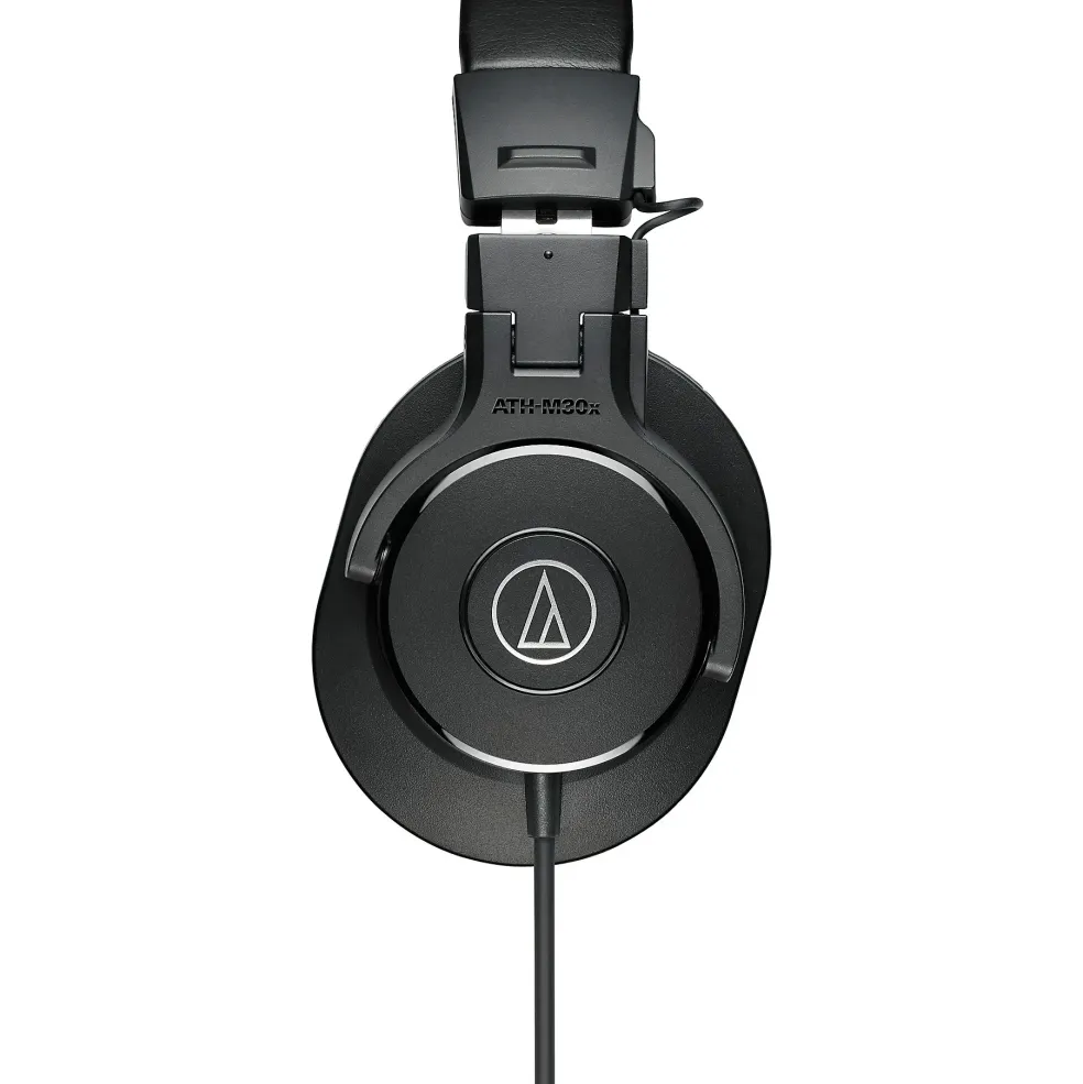 Audio-Technica ATH-M30x Closed-Back Professional Studio Monitor Headphones Black