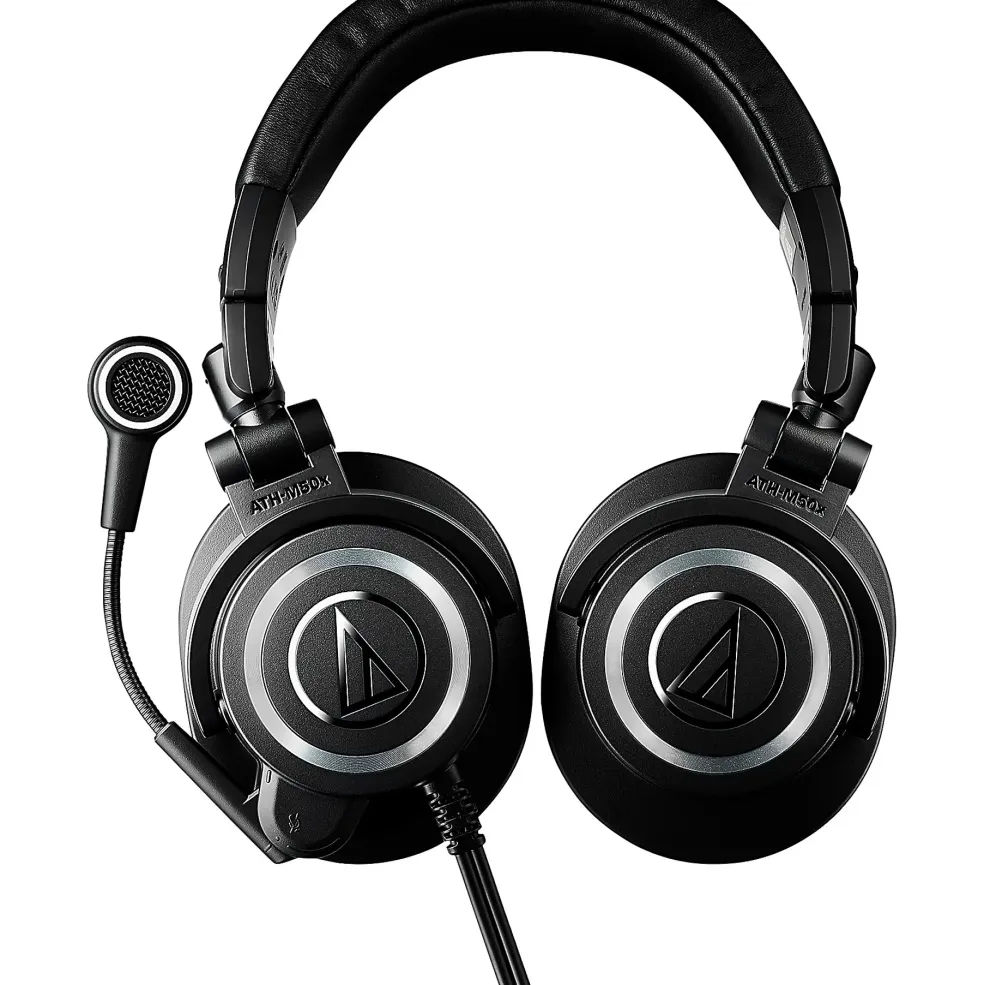 Audio-Technica ATH-M50xSTS StreamSet Professional Streaming Headset Black