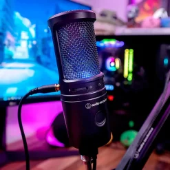 Audio-Technica AT2020USB-X Cardioid Condenser USB Microphone Black