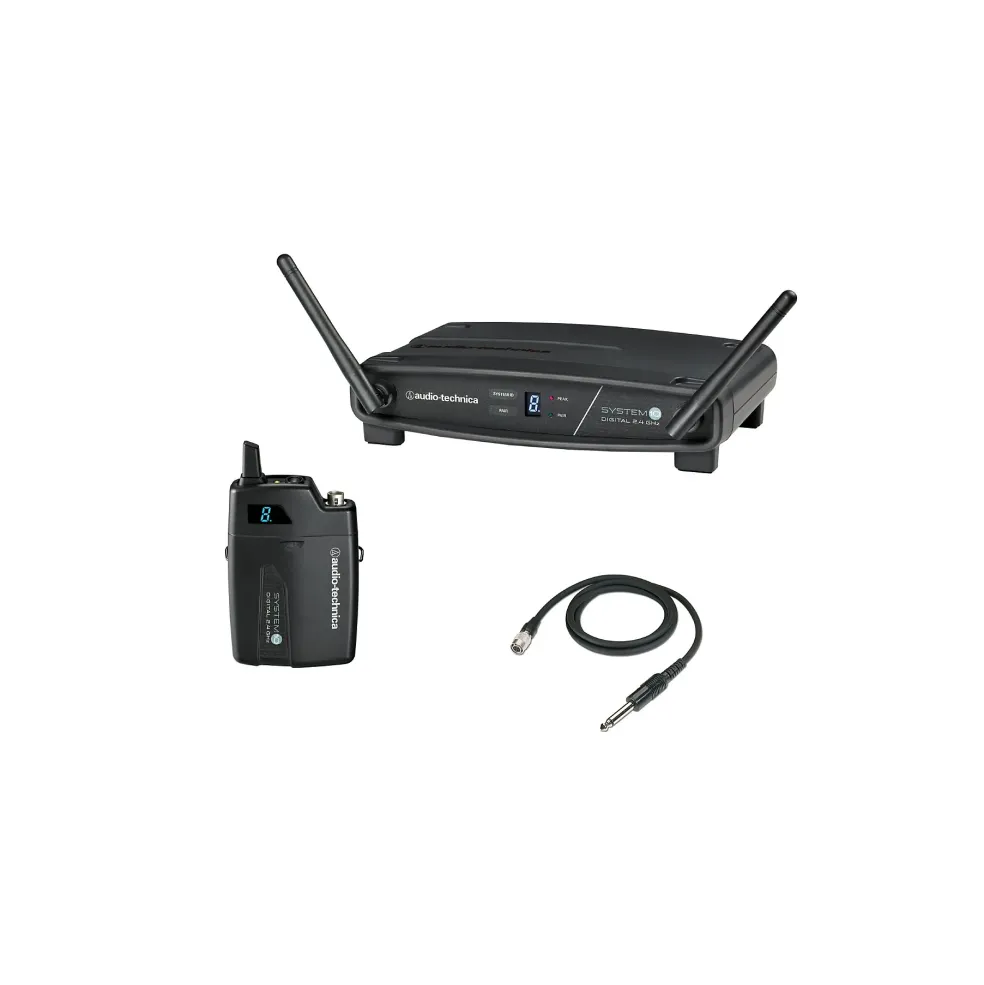 Audio-Technica System 10 ATW-1101/G 2.4GHz Digital Wireless Instrument System w/ Guitar Cable