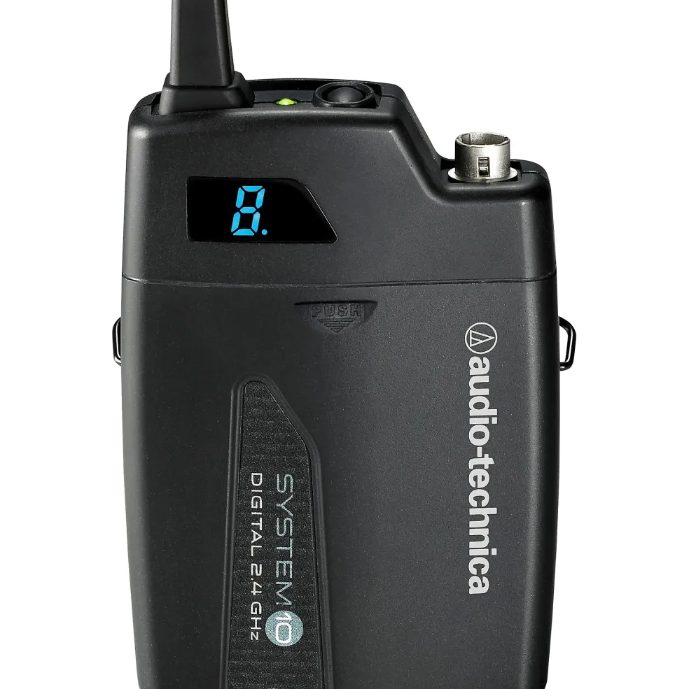 Audio-Technica System 10 ATW-1101/G 2.4GHz Digital Wireless Instrument System w/ Guitar Cable
