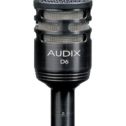 Audix D6 Sub Impulse Kick Drum Mic Black