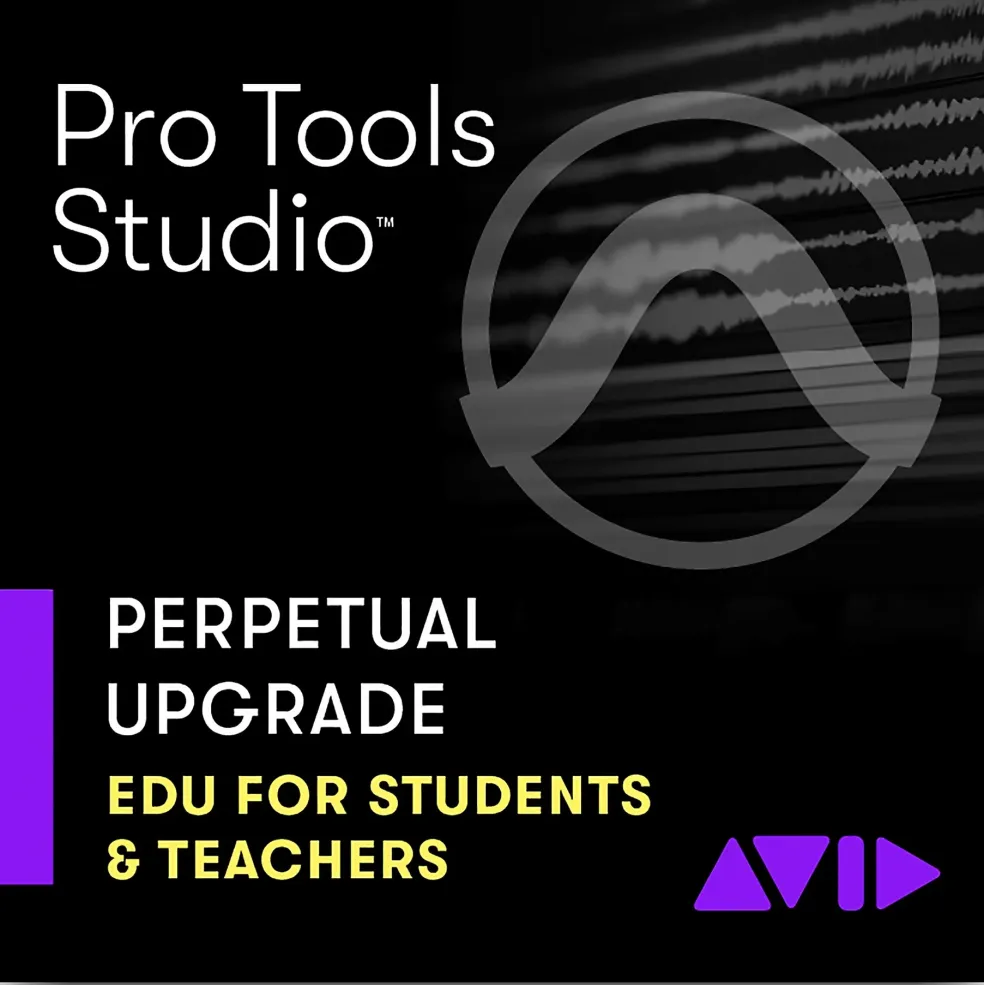 Avid Pro Tools Studio Perpetual Upgrade EDU for Students & Teachers