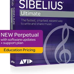 Avid Sibelius Ultimate NEW Perpetual License with 1 Year of Updates + Support for Students/Teachers (Download)