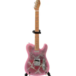 Axe Heaven Fender Telecaster - Pink Paisley Mini Guitar