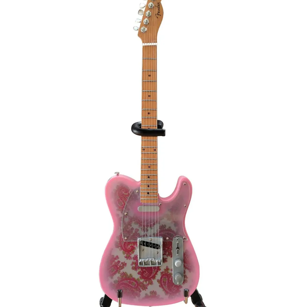 Axe Heaven Fender Telecaster - Pink Paisley Mini Guitar