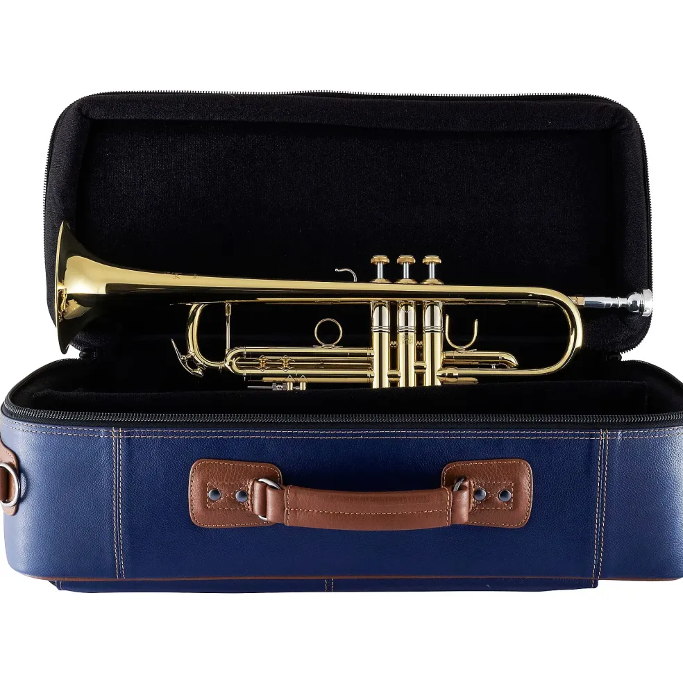 Bach 190 Stradivarius 37 Bell Medium Plus Bore Series Professional Bb Trumpet Lacquer Yellow Brass Bell
