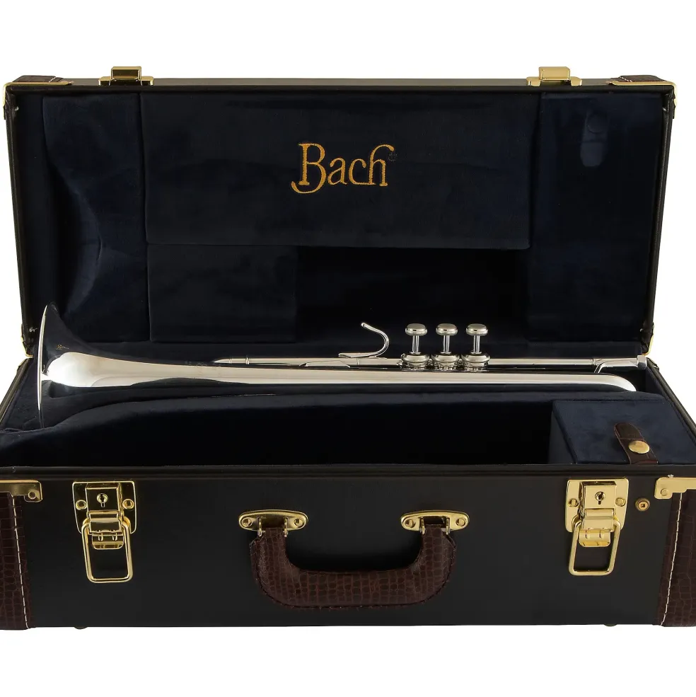Bach 170 Stradivarius 43 Bell Series Professional Bb Trumpet Silver plated Yellow Brass Bell