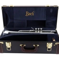 Bach 170 Stradivarius 43 Bell Series Professional Bb Trumpet Silver plated Yellow Brass Bell