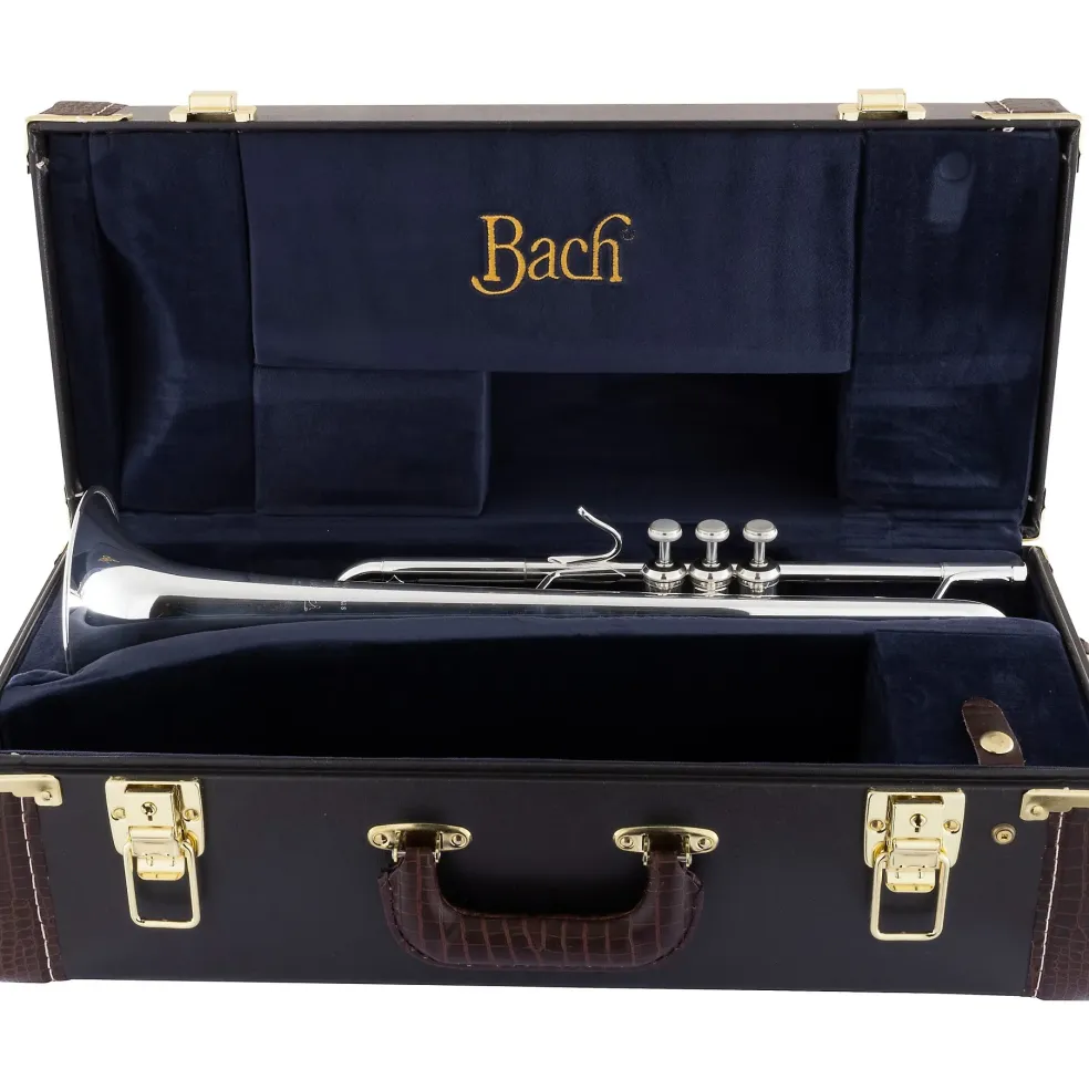 Bach 170 Stradivarius 43 Bell Series Professional Bb Trumpet Silver plated Yellow Brass Bell