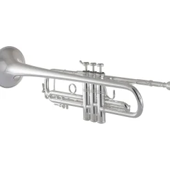 Bach 180 Stradivarius 37 Bell Series Professional Bb Trumpet with Reverse Leadpipe Silver plated Yellow Brass Bell
