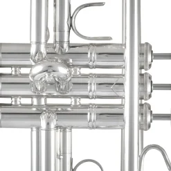 Bach 170 Stradivarius 43 Bell Series Professional Bb Trumpet with Standard Leapipe Silver plated