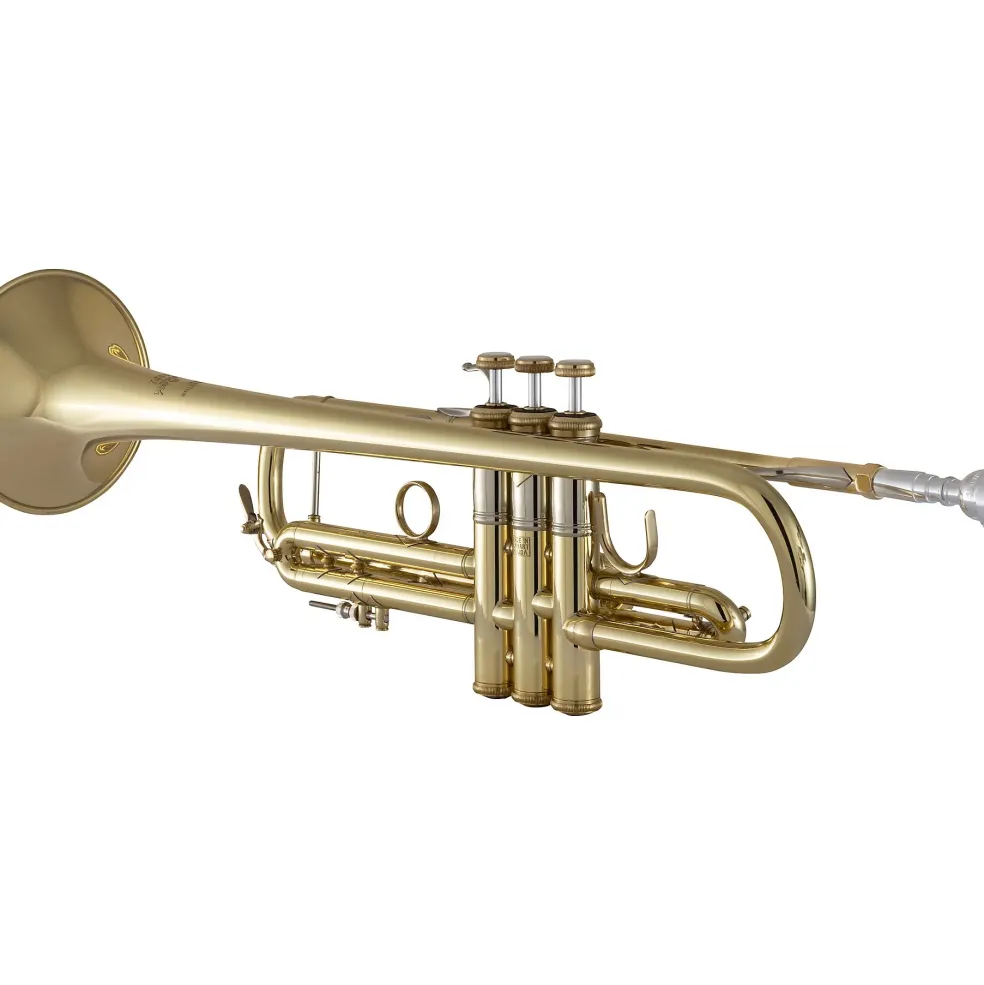 Bach 190 Stradivarius 37 Bell Medium Plus Bore Series Unlacquered Professional Bb Trumpet Unlacquered