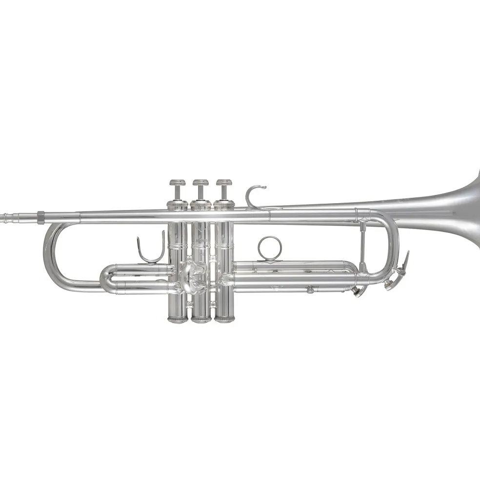 Bach 190 Stradivarius 72V Bell Series Professional Bb Trumpet Silver plated Yellow Brass Bell