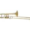 Bach 50A3 Stradivarius Series Professional Open Wrap Bass Trombone with Double Hagmann Valves Lacquer Yellow Brass Bell
